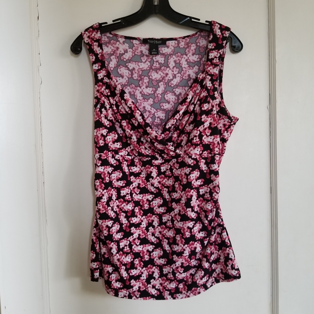 WHBM | Floral V-Neck Tank